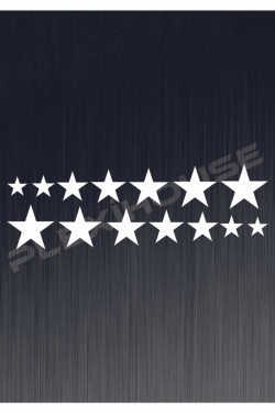 Traktör Yıldız Seti ,erkunt,tümosan,,hattat,case Kabin Sticker 50x20cm