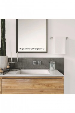 Ayna Dekorasyon Sticker- Bugün Yine Çok Güzelsin :) 40cmx3cm