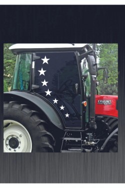 Traktör Yıldız Seti ,erkunt,tümosan,,hattat,case Kabin Sticker 50x20cm Traktör Yıldız Seti ,erkunt,tümosan,,hattat,case Kabin Sticker 50x20cm