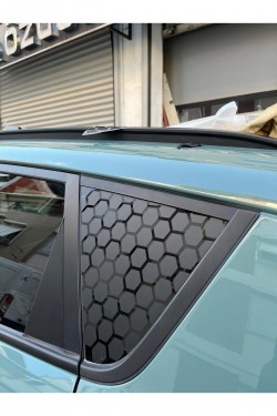 Petek Sticker / Altıgen Petek Sticker / Araç Kelebek Camı Sticker / Kelebek Camı 35x40 Cm 1 Adet