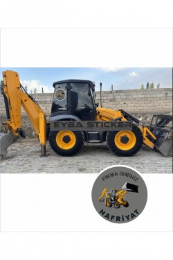 Firmanıza özel SARI sağ sol 2 adet firma isimli tanıtım baskısı sticker SARI kepçe.