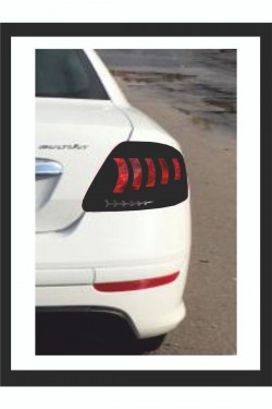 Fiat Linea Stop Farı Led Görünümlü Folyo Kaplama - Stop Kaplama Linea -model 1