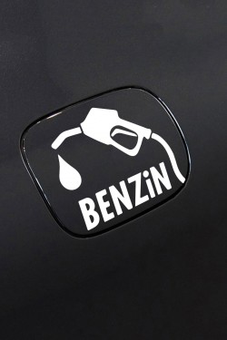 Benzin Araç Depo Kapağı Sticker 12cm