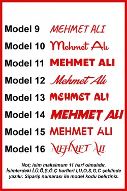 Isim Yazı Araba Sticker Çıkartma Oto Sticker Araba Yazı Sticker