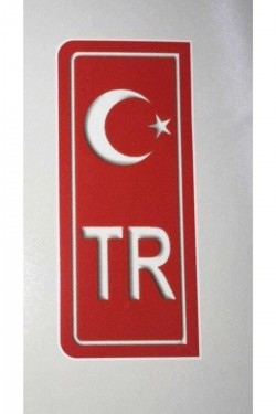 Tr Plaka Stıcker 2'li - Türkiye Plaka Stıcker - Türkiye Plakalık Stickeri