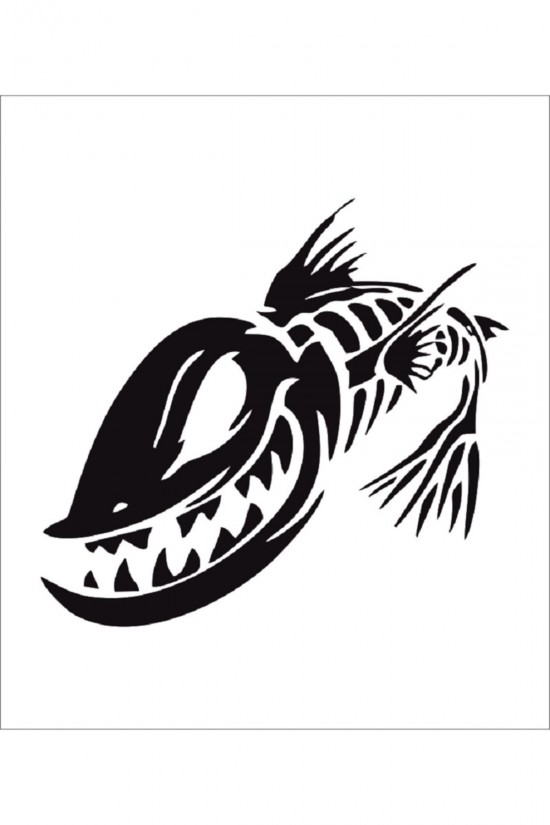 Balık Sticker 16x15cm