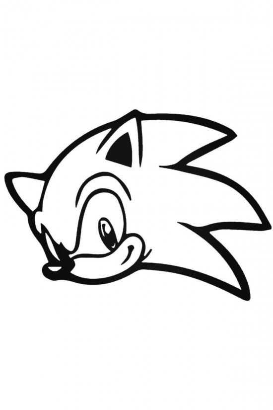 Sonic (head) Sticker Araba Oto Arma Duvar Sticker Ev Dekoratif Çıkartma 20 Cm