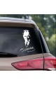 Mustafa Kemal Atatürk Imzalı Sticker Atatürk Sticker Oto Sticker Beyaz 30cm X 23cm