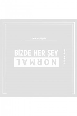 Sticker Oto Sticker Araba Cam Sticker Bizde Herşey Normal