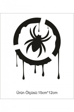 Örümcek Sticker Araç Stickerları 15 Cm*12 Cm