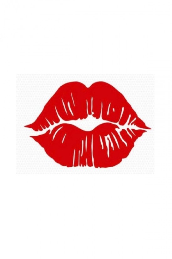 Dudak Öpücük Sticker