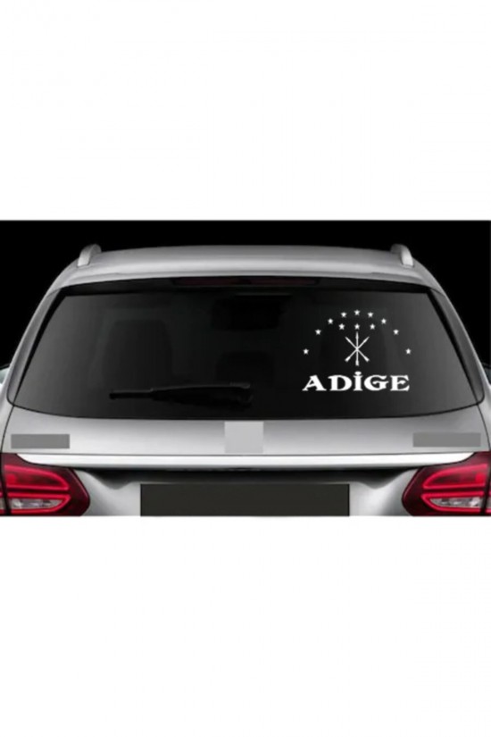 Adige Beyaz Çerkez Bayrağı Sticker 30x30 Adige Beyaz Çerkez Bayrağı Sticker 30x30