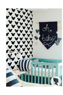 Mickey Mause Miki Fare Sticker Duvar Oyun Çocuk