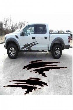 Eyba Oto Yan Çamurluk Jeep Dağ Aracı Sticker - Araç Kaplama Sport