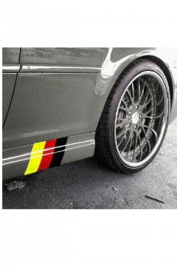 Eyba Oto Teker Üstü Simetrik Sticker - Araç Kaplama Sport