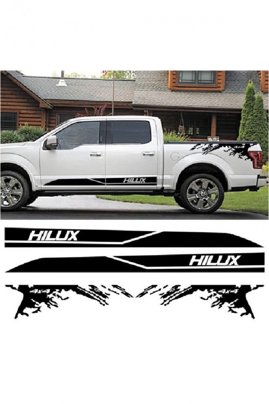 Eyba Oto Yan Çamurluk -kasa Sticker Set - Araç Kaplama Sport