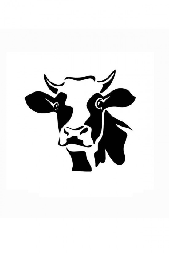 Inek Hayvan Süt Köy Sticker Yapışkanlı - Sport