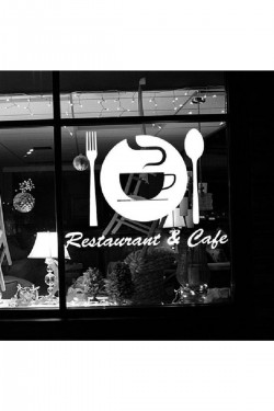 Restourant Yemek Coffee Sticker Kahve Kafe Çay Fincan Sticker Işyeri