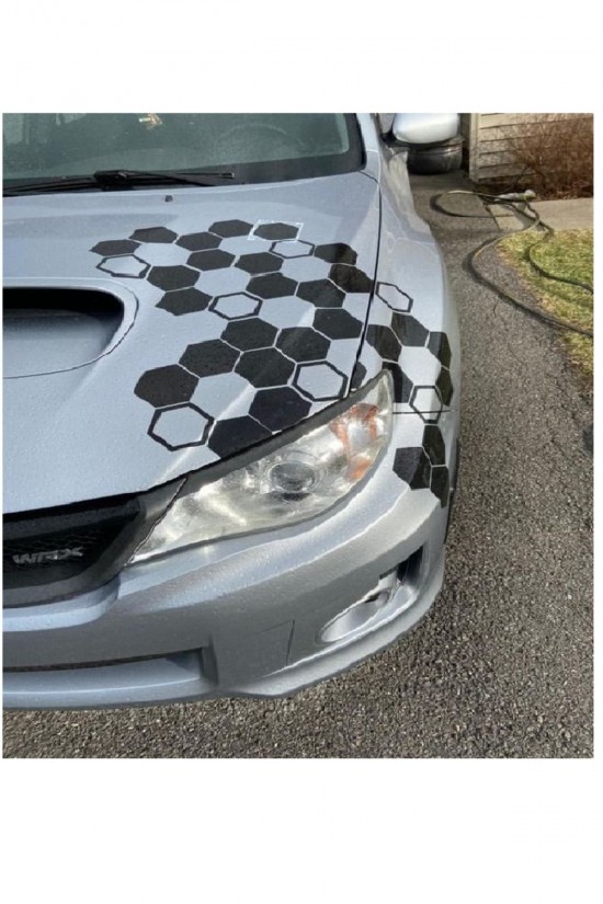 Araç Arma Kaput Sticker - Araba- Sport - Kapı - Çıkartma- Oto