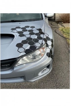 Araç Arma Kaput Sticker - Araba- Sport - Kapı - Çıkartma- Oto