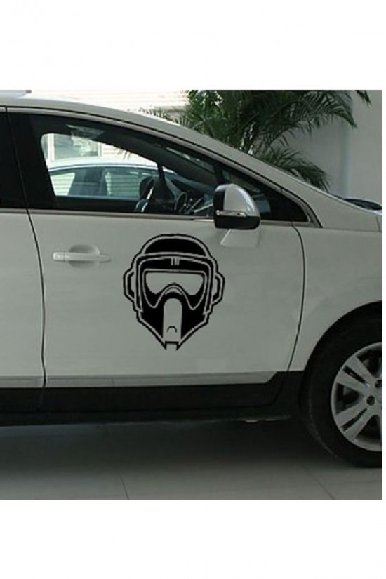 Araç Arma Maske Sticker - Araba- Sport - Kapı - Çıkartma- Oto