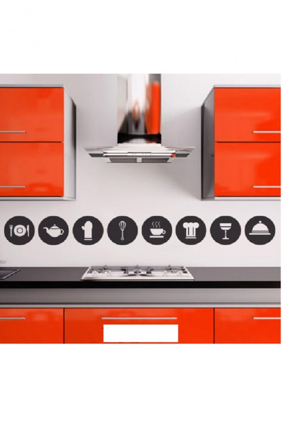 Ev Dekorasyon 8 Li Yuvarlak Set Sticker Ev Dekorasyon 8 Li Yuvarlak Set Sticker