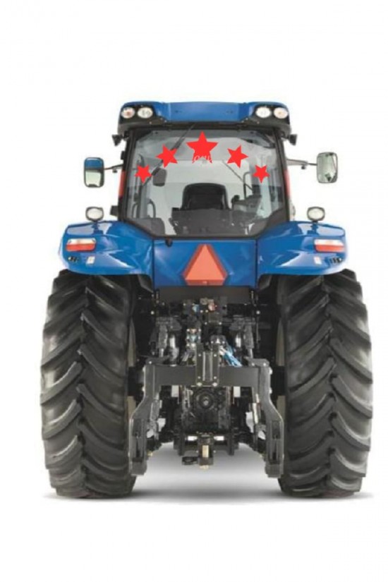 Traktör Arka Cam Yıldız Sticker 5 Adet Yapışkanlı Motor Tümosan Başak Case Massey Ferguson Traktör Arka Cam Yıldız Sticker 5 Adet Yapışkanlı Motor Tümosan Başak Case Massey Ferguson