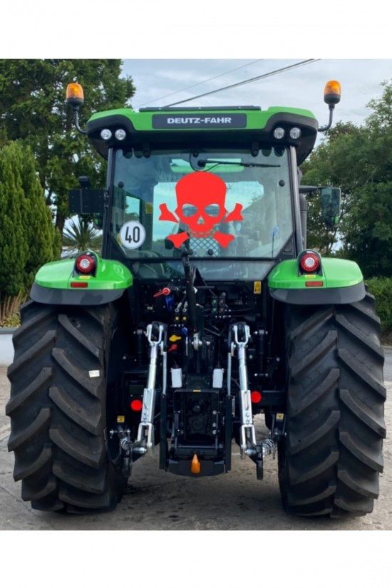 Traktör Sticker Yapışkanlı Motor Tümosan Başak Case Massey Ferguson Oto
