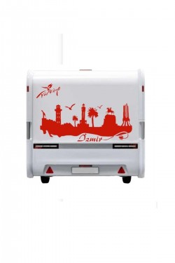 Karavan Kamp Sticker Izmir Araç Sticker Yapışkan 38 Kayseri