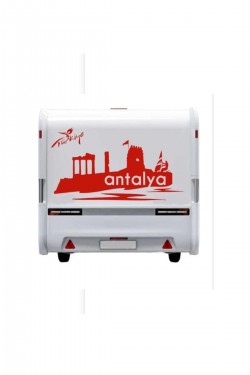 Karavan Kamp Sticker Antalya Araç Sticker Yapışkan 38 Kayseri