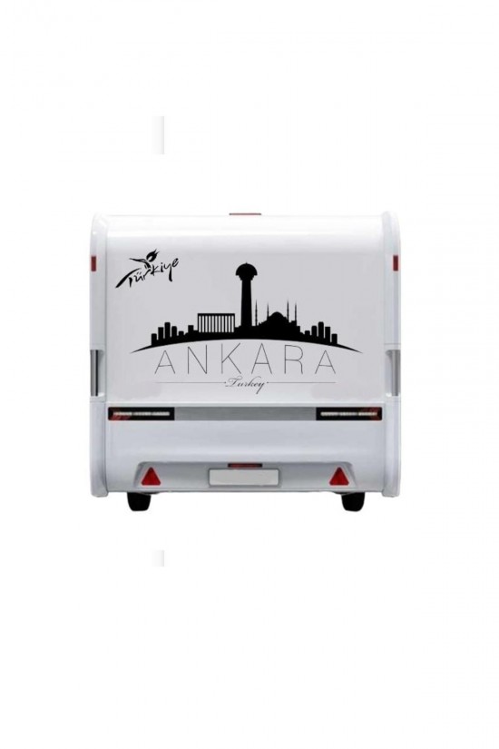 Karavan Kamp Sticker Ankara Araç Sticker Yapışkan 38 Kayseri