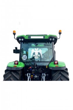 Traktör Çift Başlı Kartal Araç Dükkan Cam Sticker Yapışkan