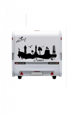 Karavan Kamp Sticker Izmir Araç Sticker Yapışkan 38 Kayseri
