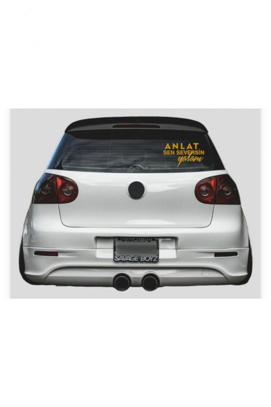 Tofaş Arkası Yazı Tır Traktör Kamyon Modifiye Yapışkan Sticker