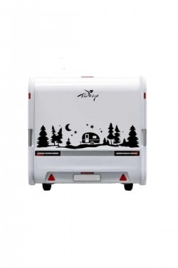 Karavanay Yıldız Dağ Kamp Sticker Antalya Araç Sticker Yapışkan 38 Kayseri