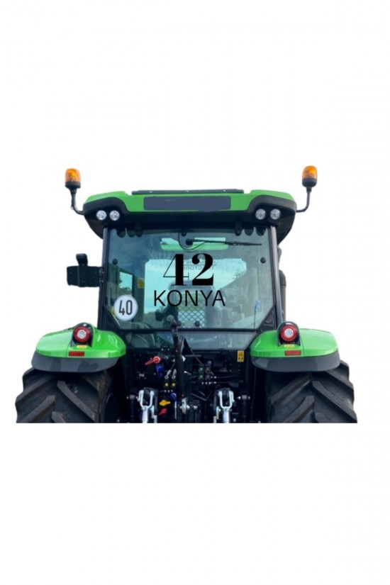 Traktör Çift Başlı Kartal Araç Dükkan Cam Sticker Yapışkan