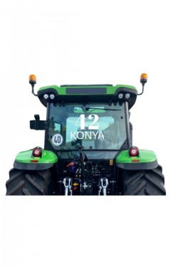 Traktör Çift Başlı Kartal Araç Dükkan Cam Sticker Yapışkan