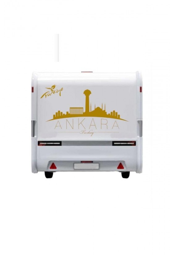Karavan Kamp Sticker Ankara Araç Sticker Yapışkan 38 Kayseri