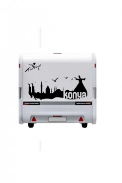 Karavan Kamp Sticker Konya Araç Sticker Yapışkan 38 Kayseri