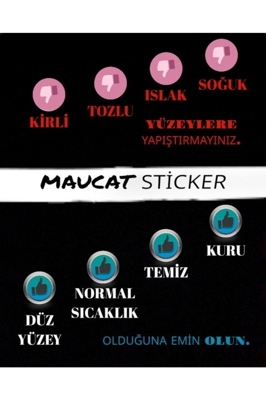 Su Simit Poğaça Baklava Açma Seyyar Araba Yapışkan Yazı Sticker