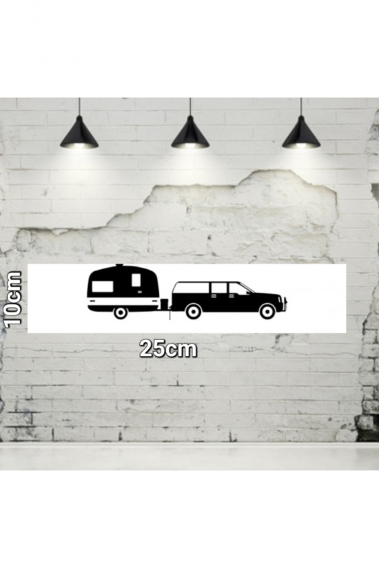 Çekme Karavan Uyumlu Motokaravan Dağ Doğa Camp Stıcker Yapışkan