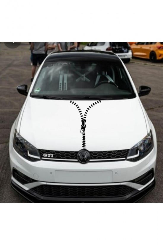 Araç Araba Ön Kaput Fermuqr Modeli Yapışkan Sticker Tüm Araçlara Uyumlu