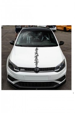 Araç Ön Kaput Çince Yazı Birleşik Modelsticker