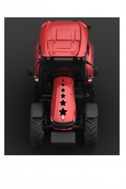 Traktör Kaputu Yıldız Seti Yapışkan Sticker Tümosan Başak Erkunt New Holland Case