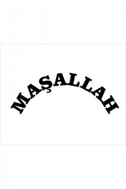 Sticker Maşallah Beyaz