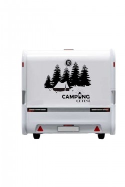 Karavan Campıng Çetesi Çadır Dağ Doğa Sticker Yapışkan Camp Karavan Campıng Çetesi Çadır Dağ Doğa Sticker Yapışkan Camp