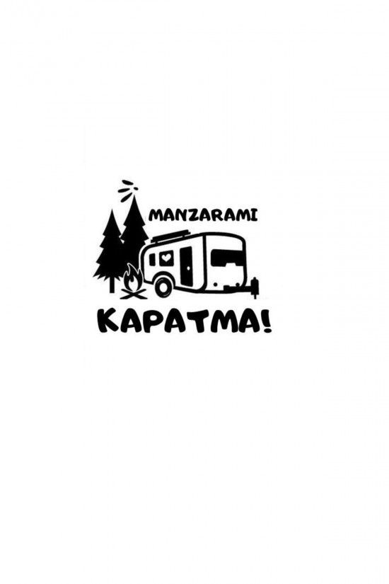 Manzaramı Kapatma Karavan Sticker