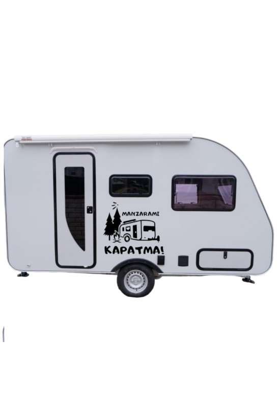Manzaramı Kapatma Büyük Karavan Sticker