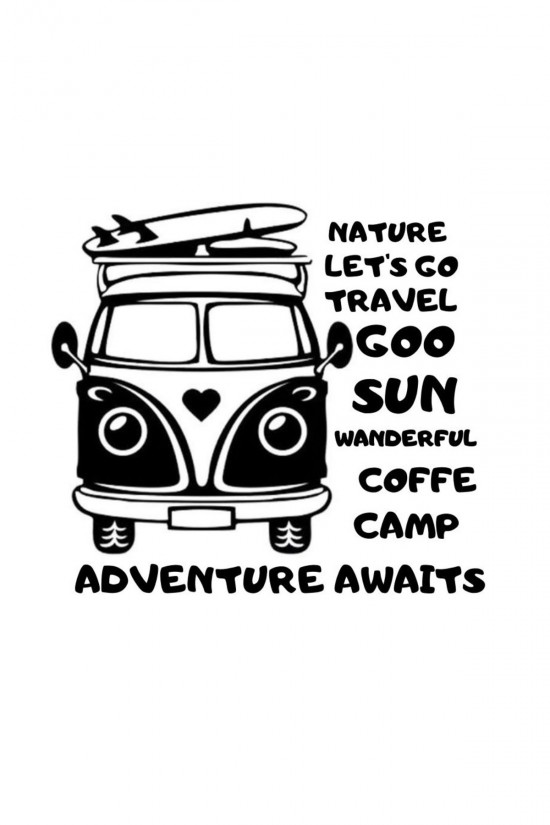 Karavan Yazı Sticker