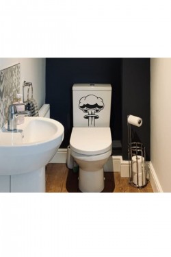 Patlama Klozet Sticker